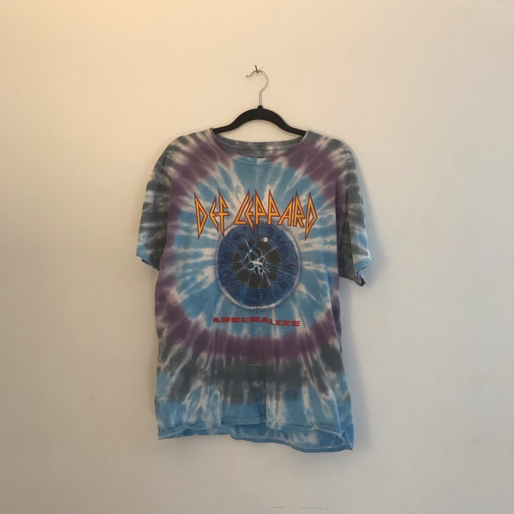 def leppard tie dye t shirt
